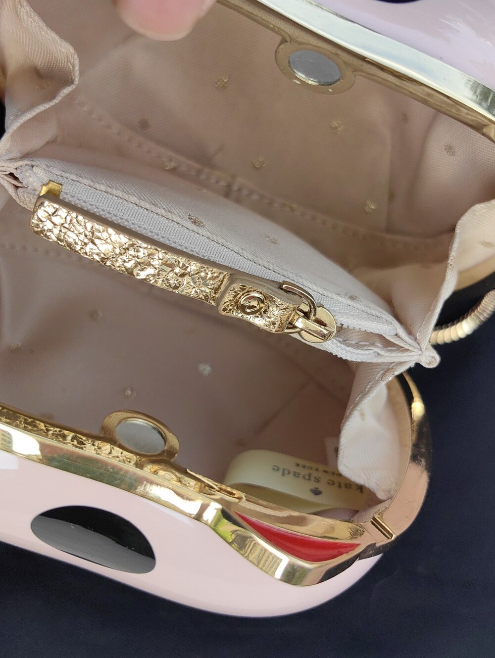 Kate Spade Tokyo Lucky Cat Crossbody Bag Pink with Oringnal Box - Picture 7 of 9
